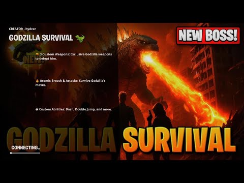 Fortnite Creative: Godzilla Survival Both Bosses