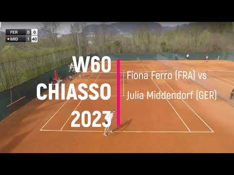 Fiona Ferro vs Julia Middendorf - W60 Chiasso 2023