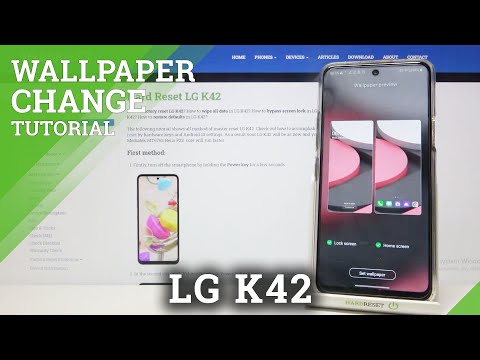 LG K42 - Default Wallpapers Review