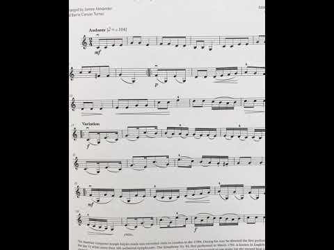 ABRSM Violin Grade 3 | A2 Theme and Variation