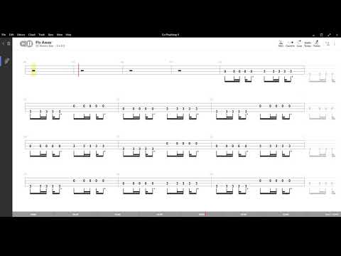 Fly Away ( Lenny Kravitz ) ,Tablatura e base Senza Basso - Backing bass track
