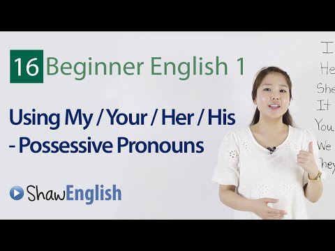 English Grammar: Possessive Pronouns