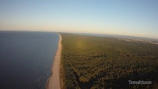 preview picture of video '(z góry) Stegna - plaża'