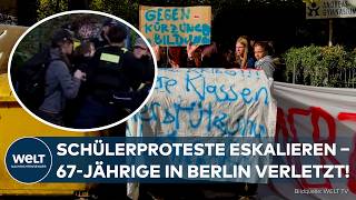 SCHÜLERPROTESTE IN BERLIN: Schulblockaden eskalieren – auch vermummte Erwachsene
