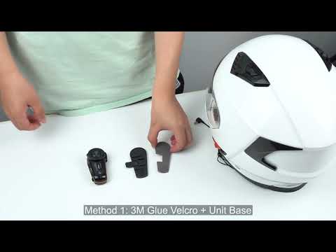 How to Install the Fodsports FX8 Pro To Motorcycle Helmet