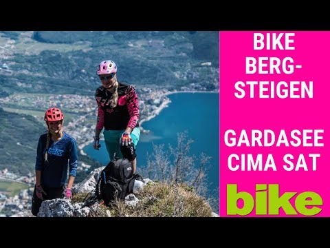 Bikebergsteigen: Unterwegs mit dem Mountainbike wo andere im Klettersteig hängen - CIMA SAT Gardasee