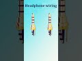 Headphone jack wiring