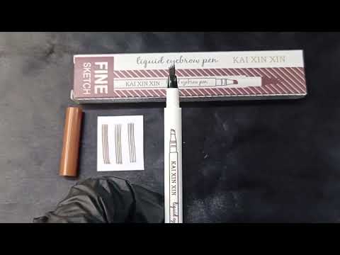 CANETA DELINEADORA SOBRANCELHA 2# CASTANHO MÉDIO KAI XIN XIN
