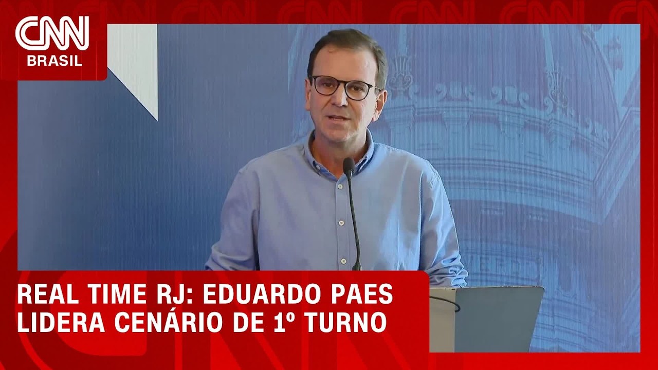 Eduardo Paes lidera cenários de 1º e 2º turno no RJ, aponta pesquisa | CNN NOVO DIA