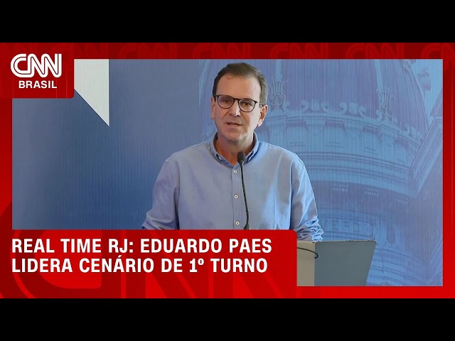 Eduardo Paes lidera cenários de 1º e 2º turno no RJ, aponta pesquisa | CNN NOVO DIA