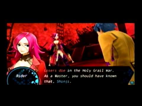 Fate/Extra Walkthrough [ENG] Part 8b - Unavoidable Battle (Saber vs Rider)