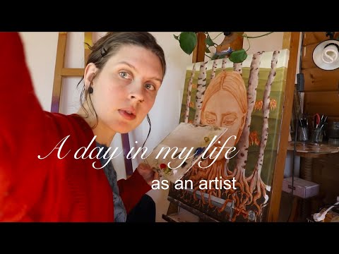 Ein realistischer Tag in meinem Leben als Künstlerin ⭐️☕️