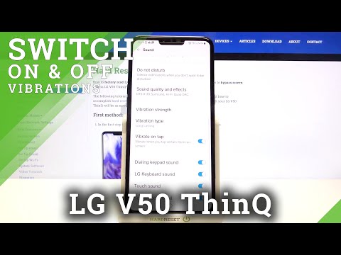How to Change Vibration Pattern in LG V50 ThinQ – Apply New Vibration Pattern