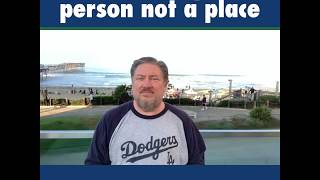 An authority is a person, not a place