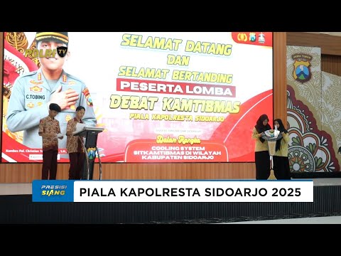 POLRESTA SIDOARJO MENGGELAR LOMBA PELAJAR KAMTIBMAS PIALA KAPOLRESTA 2025