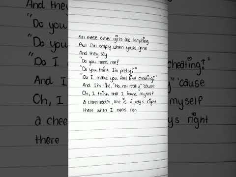 Oh I think that I've found myself a  cheerleader (Cheerleader - Omi ) #lyrics #cheerleader #shorts