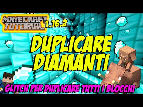 COME DUPLICARE DIAMANTI E NETHERITE 1.16.2 - Minecraft TUTORIAL ITA