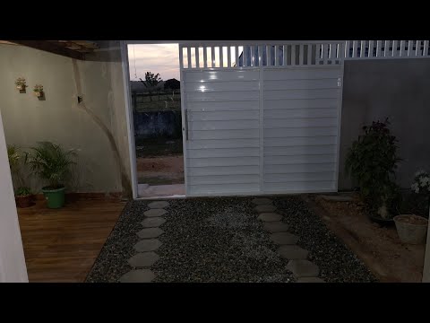 Nordestino  de fé a entrada do rancho ficou mas bonita com pissante brita trabalhei bastante veja