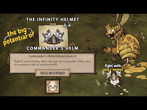 THE GREAT POTENTIAL OF THE COMMANDER'S HELM!!! Defeating Bee Queen with just "1 Helmet" - DST