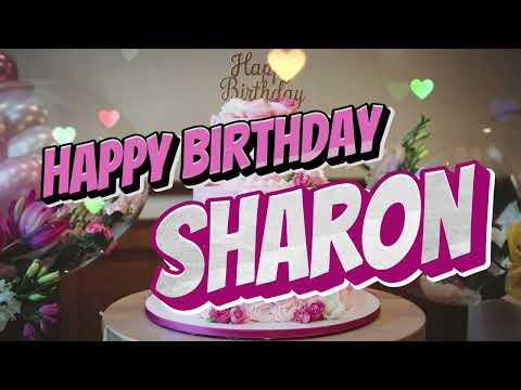 Happy Birthday SHARON!🎉 🎊 🎁 This musical greeting card is for you! 🎶🎂🎉
