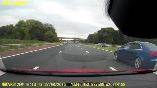 IDIOT DRIVER ON M6-ROAD RAGE - READ DESCRIPTION