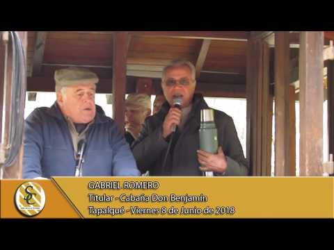 08-06-18 Nota Gabriel Romero- Cabaña Don Benjamín - Tapalqué.