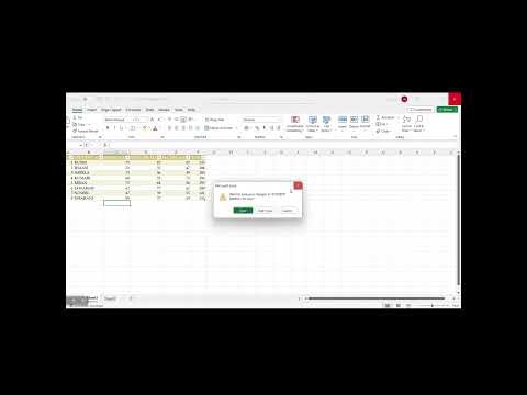 Save the Excel Workbook when Excel Prompts #shorts