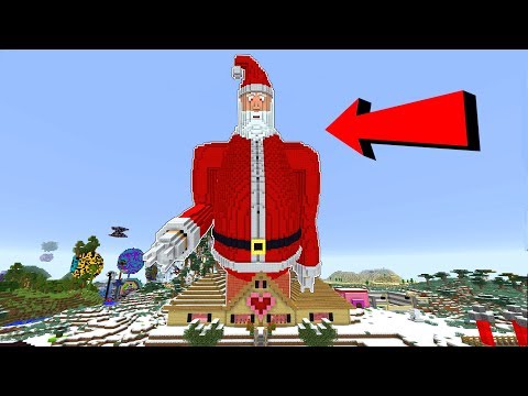 MEGA SANTA TAKES OVER MINECRAFT!!!