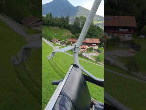 Hocheck Seilbahn von Bergstation zur Mittelstation