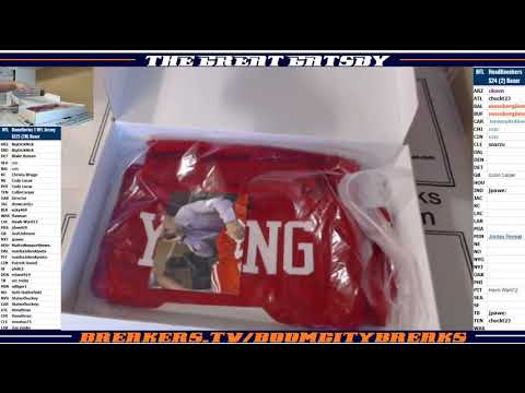 2018 02 28 2018 BoomSeries1 BoomBoxes 20 Boxer NFL Jersey Break, Alstott, Favre, Mixon, Cook, Roaf,