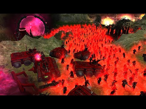 Dawn of war soulstorm WORLD EATERS Mod  khorn militia cultist tactic