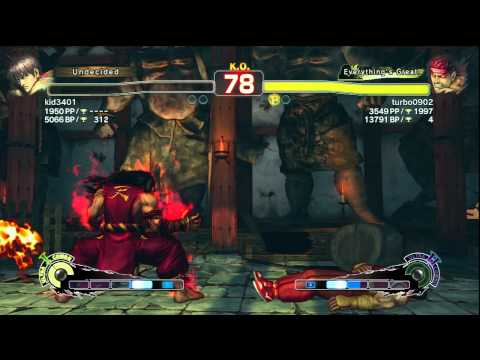 kid3401 [Guy] vs. turbo0902 [Evil Ryu] | SSF4 Arcade Edition