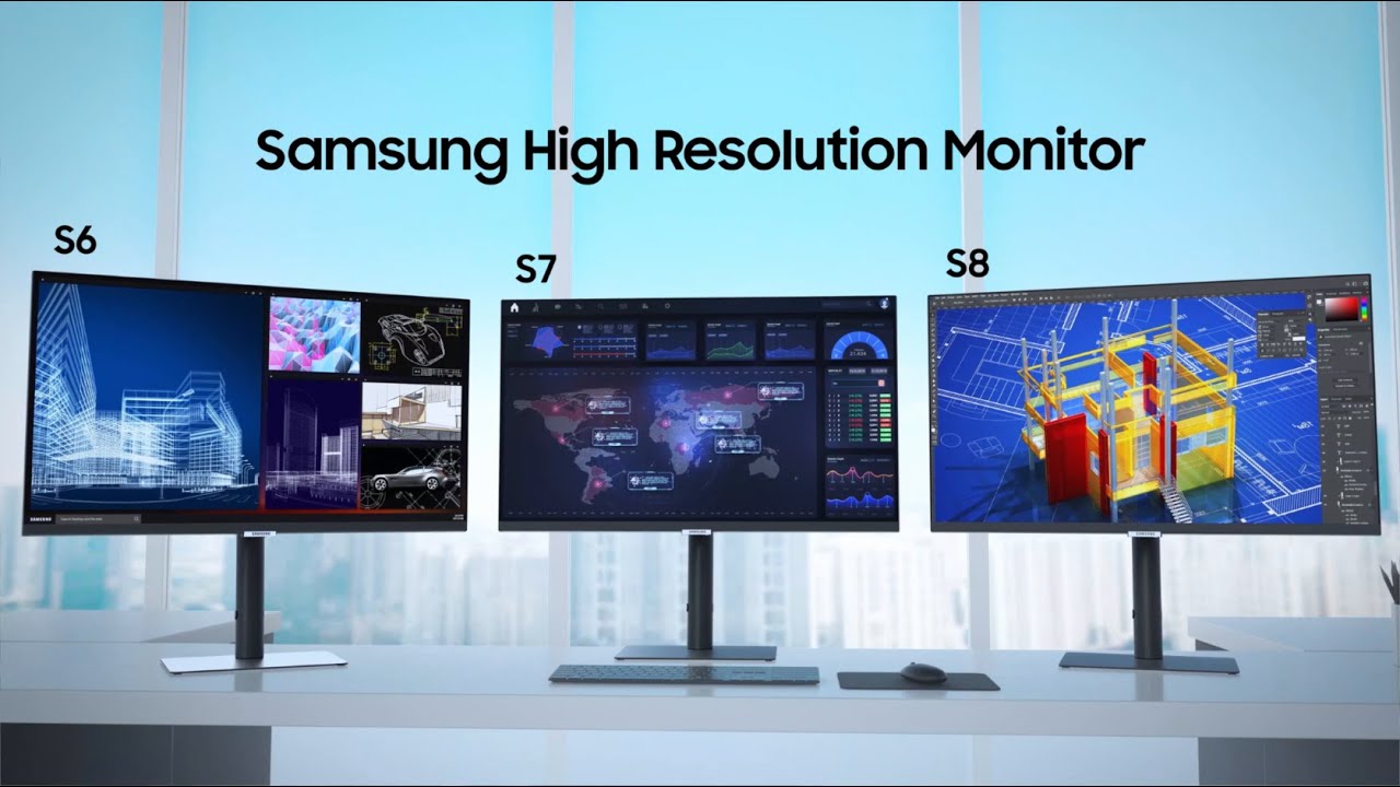 Samsung 32" 4k UHD Flat Monitor with Intelligent Eye Care, Max 60Hz Refresh Rate, 5ms Response Time, HDR10, 16:9 Aspect Ratio, 99% sRGB, HDMI, Displayport, Black | LS32A700NWMXUE