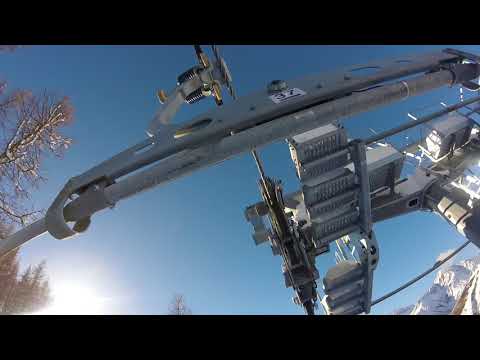 Discesa integrale seggiovia Doppelmayr "6 gigante" Bardonecchia (TO)