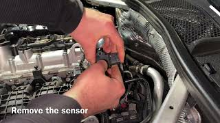 How to replace the boost pressure sensor (MAP sensor) Audi A4/S4 Avant DIY