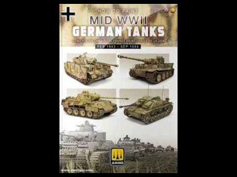 A MichToy Flip-Thru of How to Paint Mid WII German Tanks Feb 1943 Sep 1944 from AMMO By Mig.