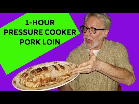 BEST PRESSURE COOKER PORK ROAST: EASY PORK LOIN ROAST with KETO GRAVY