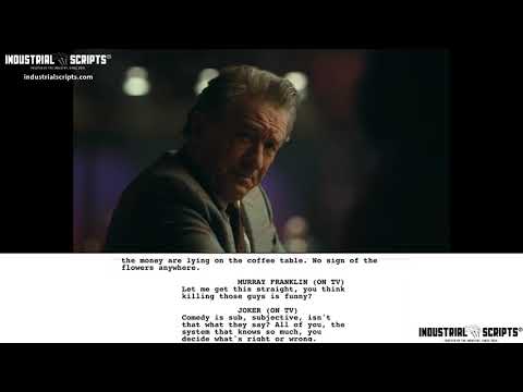 Classic Movie Scenes: JOKER (2019) //  Joker Kills Murray Scene // Script-to-Screen