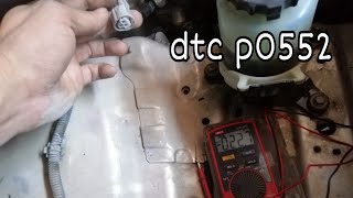 Meaning of OBD p0552