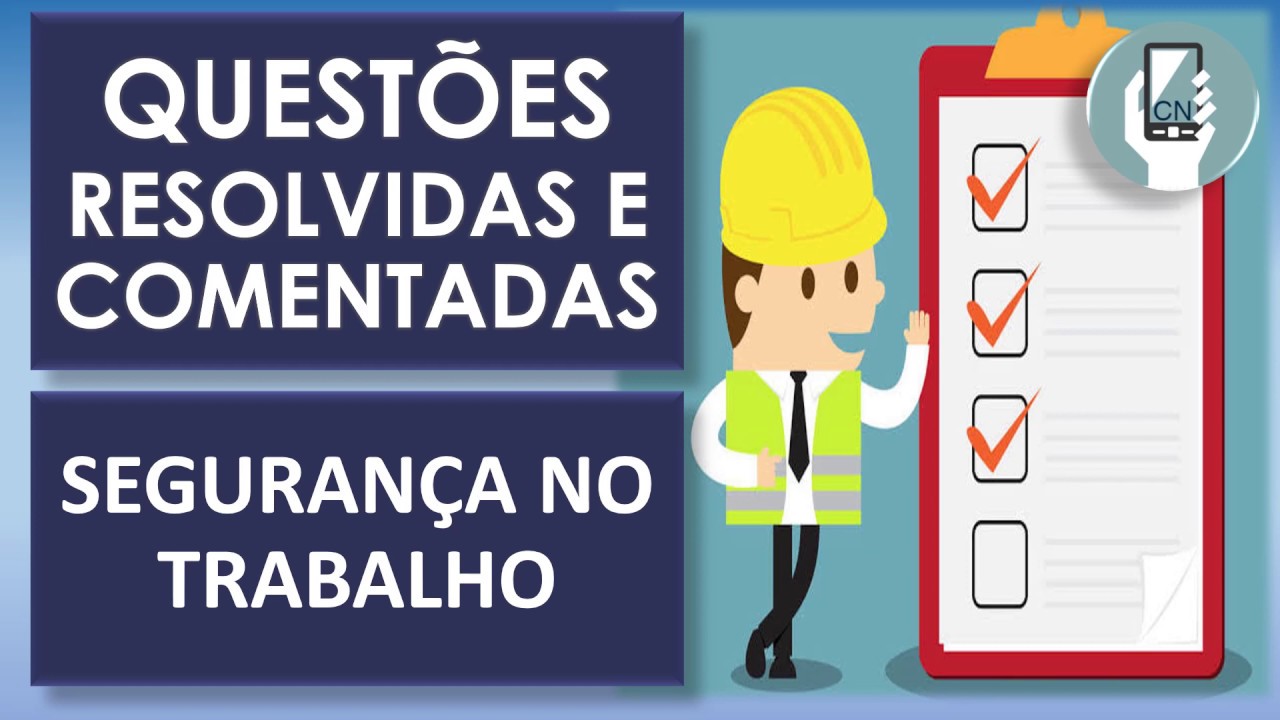 Questões sobre Segurança no Trabalho   Cargo   Auxiliar de Serviços Gerais, Servente e Merendeira