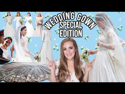 MEGHAN'S VEIL BELONGED TO A DIFFERENT DRESS SHOCK! WEDDING GOWN FASHION EDITION SPECIAL #weddinggown