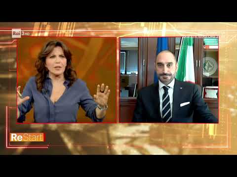 Michele Gubitosa ospite a Restart - Rai3 - 23/10/23