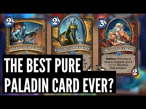 Paladin gets THREE AMAZING cards! Warrior gets complete TRASH!?