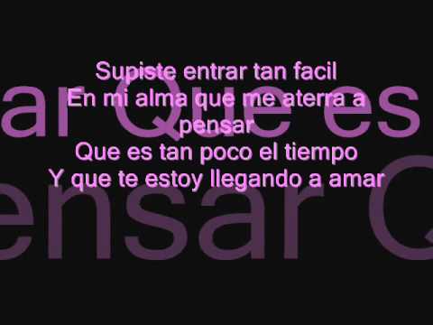 Dulce Maria - Me Olvide Del Mundo (letra)