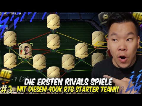 WIR GEHEN IN DIE ERSTEN DIVISION RIVALS SPIELE MIT DIESEM 400K STARTERTEAM UM B.FERNANDES 🔥🔥 FIFA 22