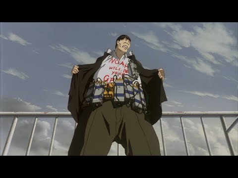 Spriggan 1998 Bomb suicide scene