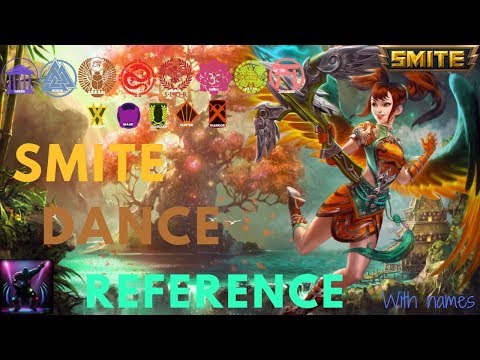 All Smite Dance Reference | Before Patch 4.22 (with names)