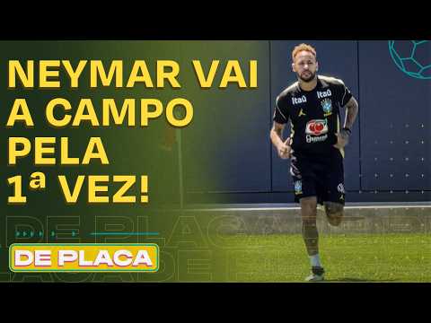 NEYMAR TREINA NO CAMPO; PREPARAÇÃO DO BRASIL PARA O JOGO CONTRA O HAITI| De Placa 17/06/26