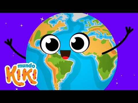 Os continentes para crianças 🌍 Mundo Kiki