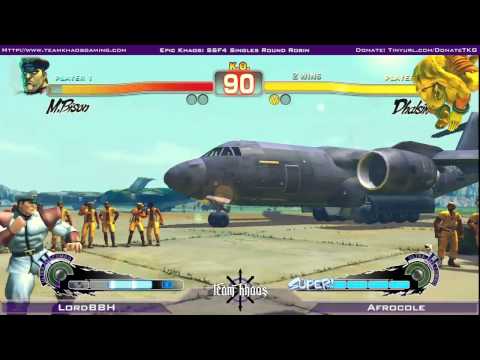 Epic Khaos May SSF4 Singles Round Robin - LordBBH (DIC) vs Afrocole (SIM)